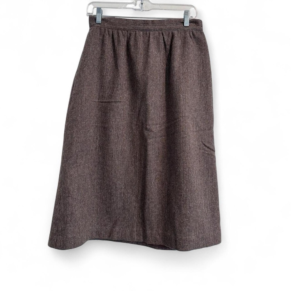 Grand Tier Vintage 80s 90s‎ Tweed Pencil Skirt Size 12 Minimalist Office Siren
